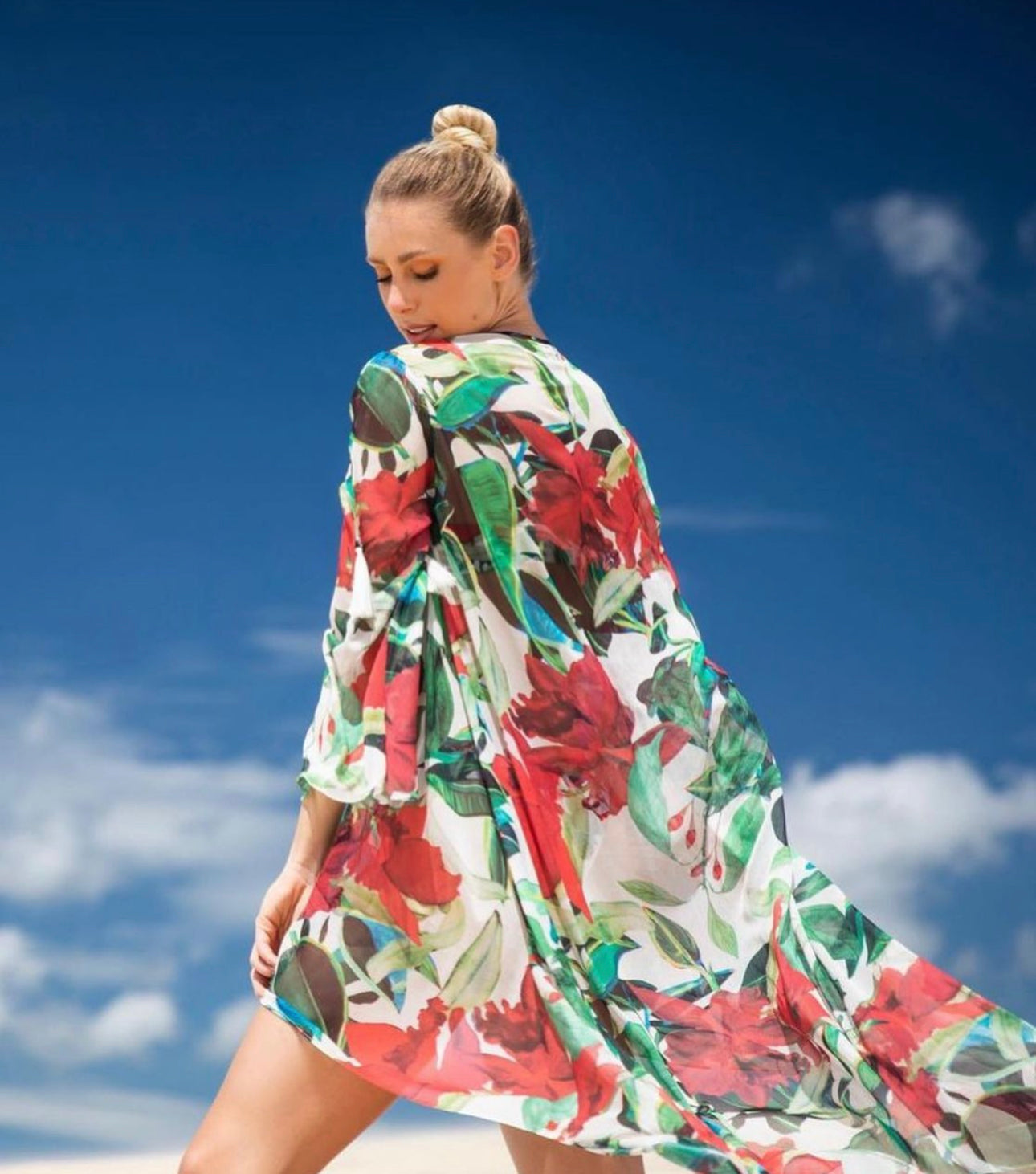 Resort Manga Larga India Red