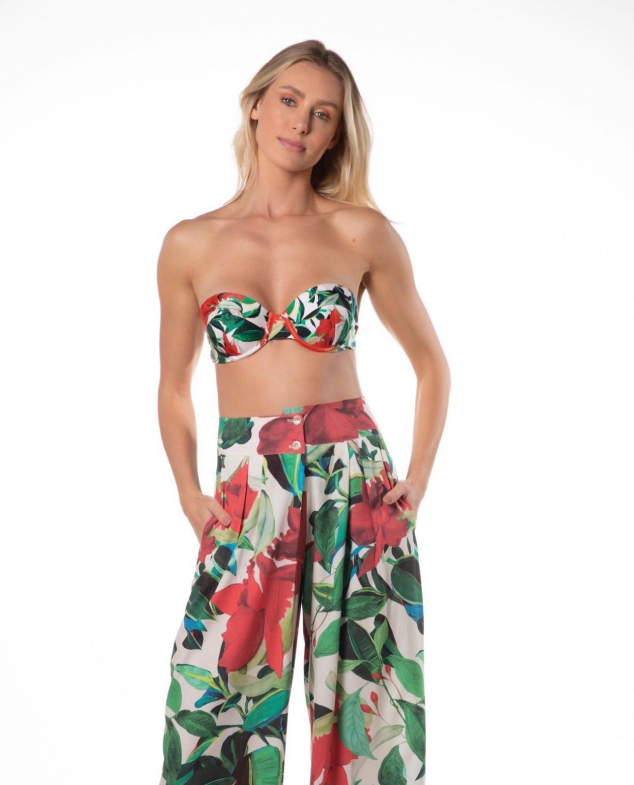 Pantalon Largo India Red