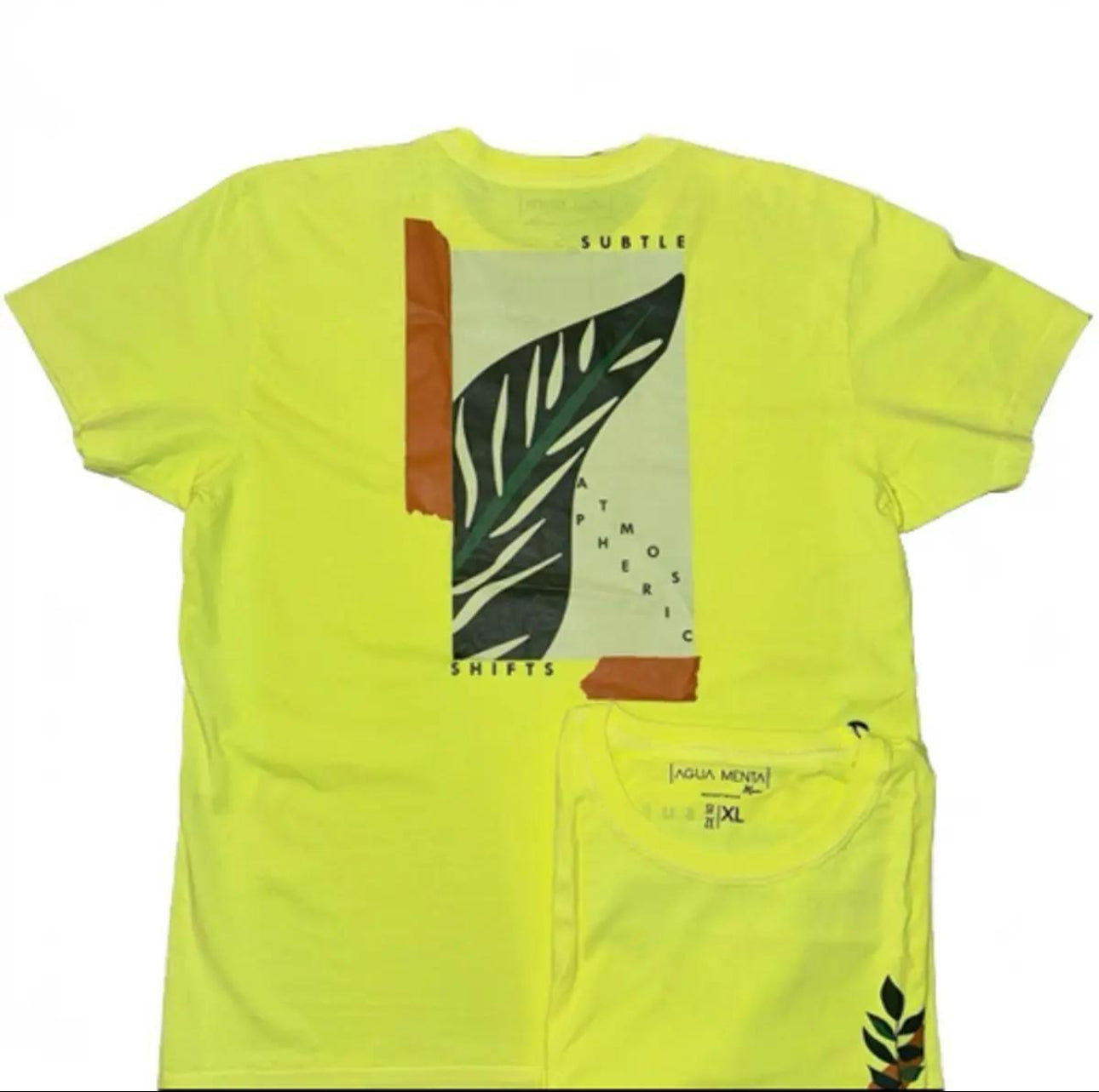 T-Shirt, Short Sleeve, Crew Neck, Summer Tropical Top for Men