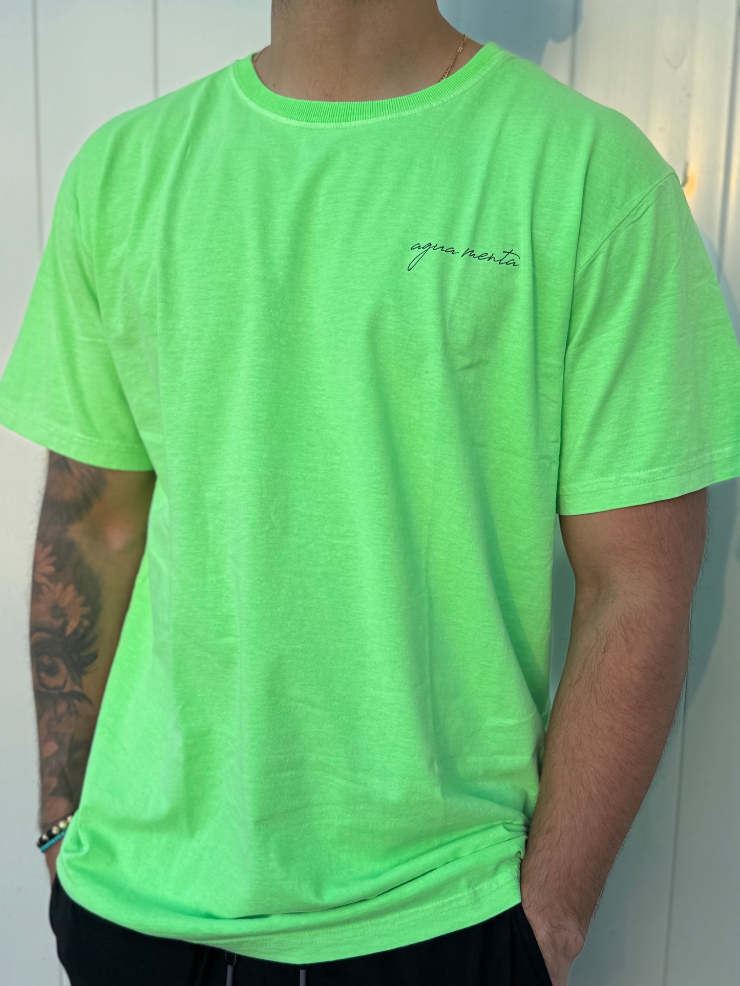 T-Shirt, Short Sleeve, Crew Neck, Summer Tropical Top for Men