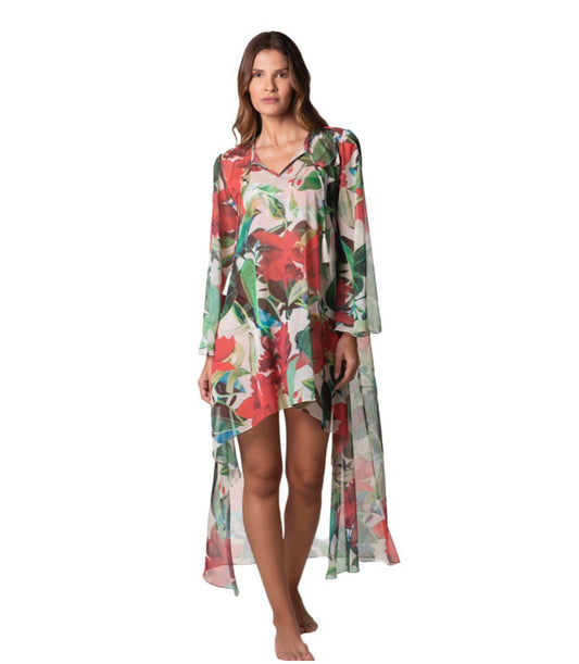 Resort Manga Larga India Red