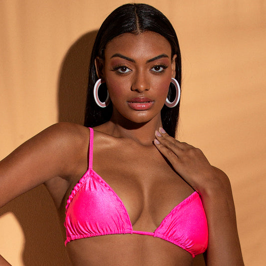 Bikini Neon Pink Top